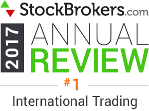 Interactive Brokers értékelések: 2017 Stockbrokers.com díjak – Nemzetközi kereskedés