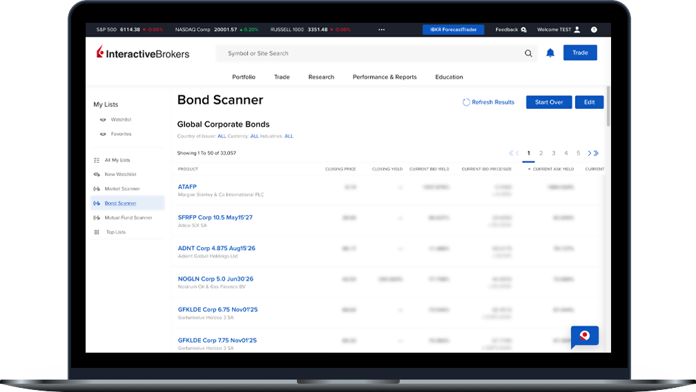 Bond search computer